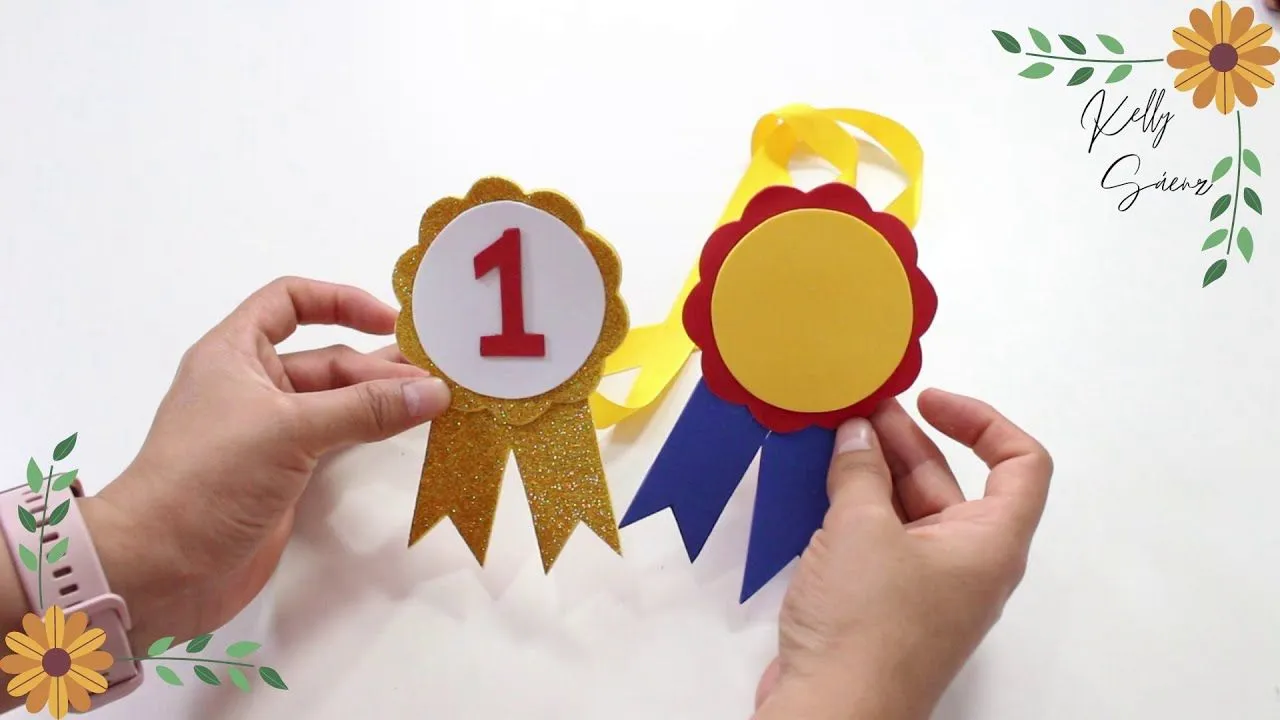 DIY | MEDALLA | Manualidades | Kelly Sáenz - YouTube DIY | MEDALLA | Manualidades | Kelly Sáenz - YouTube