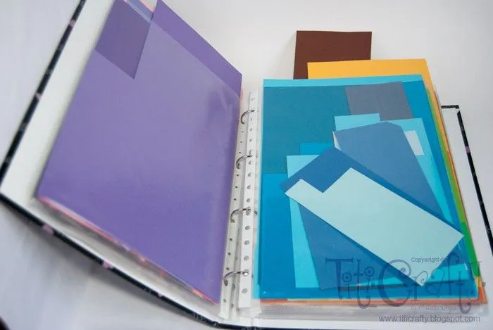DIY: Organizador de papeles y cartulinas que ocupa poco espacio :D ...