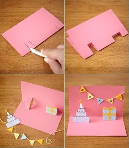 DIY: original tarjeta felicitación | Fiestas y Cumples DIY: original tarjeta felicitación | Fiestas y Cumples