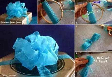 Diy | Paso a paso de moños de listón fáciles - Paperblog Diy | Paso a paso de moños de listón fáciles - Paperblog