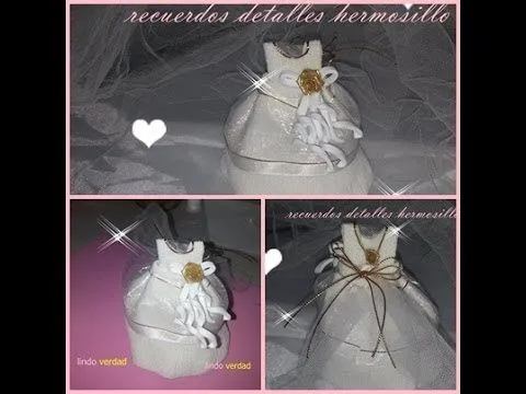DIY paso a paso vestidito de novia - YouTube DIY paso a paso vestidito de novia - YouTube