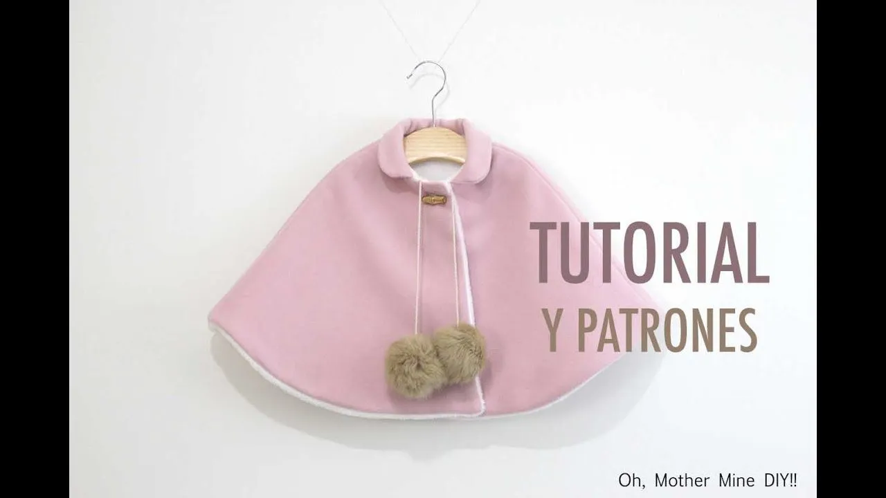DIY Patrones gratis ABRIGO CAPA DE NIÑA - YouTube DIY Patrones gratis ABRIGO CAPA DE NIÑA - YouTube