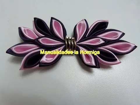 DIY petalos kanzashi para armar moños para ganchos,. balacas ... DIY petalos kanzashi para armar moños para ganchos,. balacas ...
