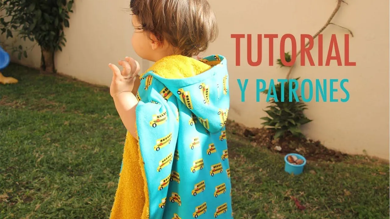 DIY Como hacer poncho toalla para niños (patrones gratis) - YouTube DIY Como hacer poncho toalla para niños (patrones gratis) - YouTube