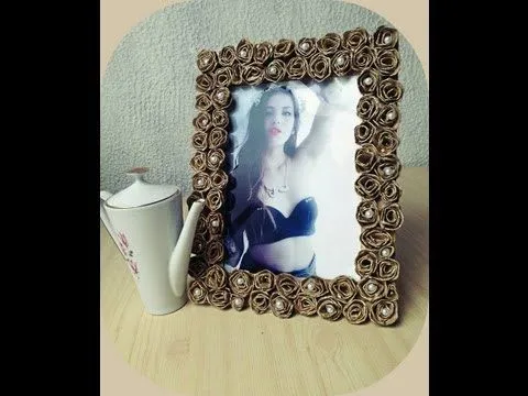 DIY portaretrato con carton de huevo - YouTube