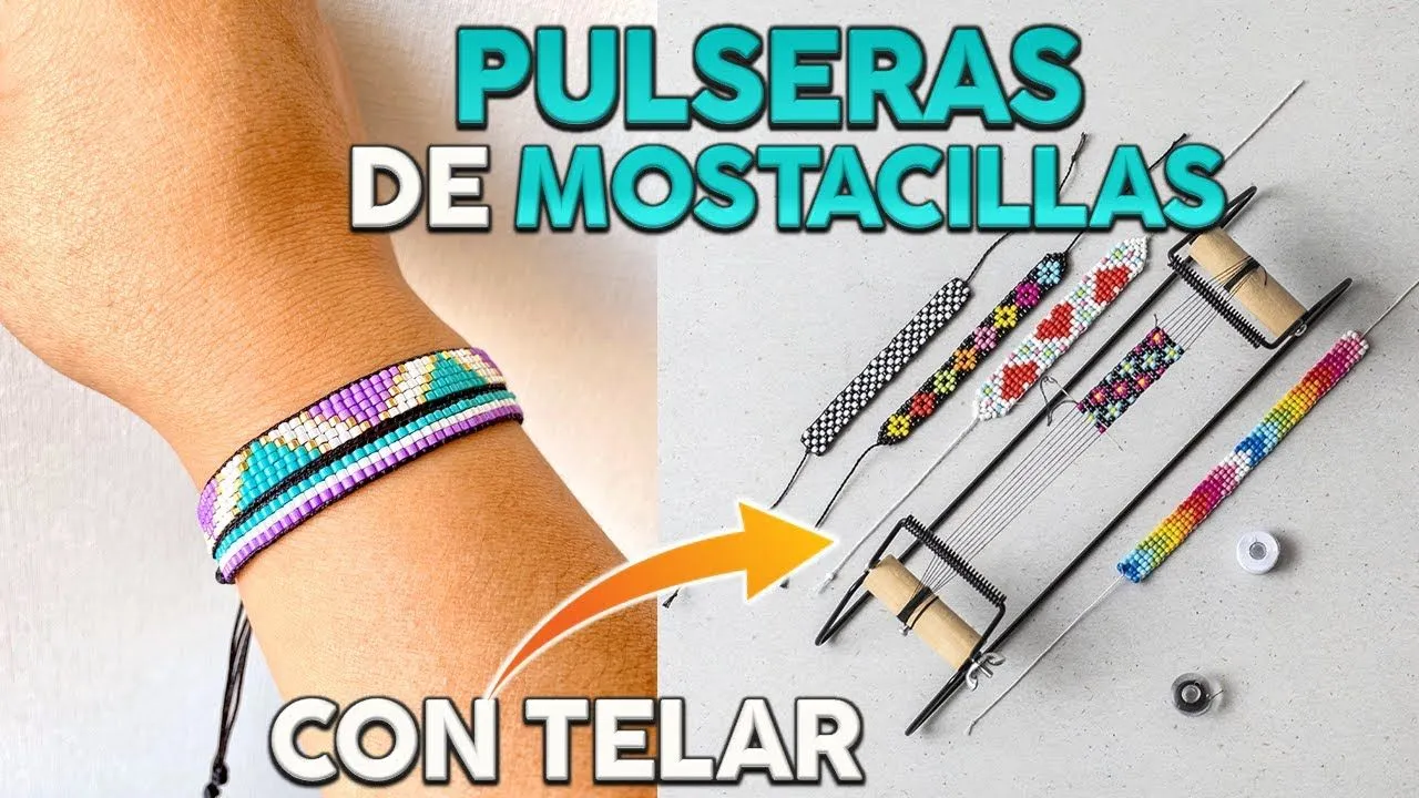 DIY COMO HACER UNA PULSERA O BRAZALETE EN TELAR CON MOSTACILLAS O CHAQUIRAS / BISUTERIA BASICA / DIY - YouTube DIY COMO HACER UNA PULSERA O BRAZALETE EN TELAR CON MOSTACILLAS O CHAQUIRAS / BISUTERIA BASICA / DIY - YouTube