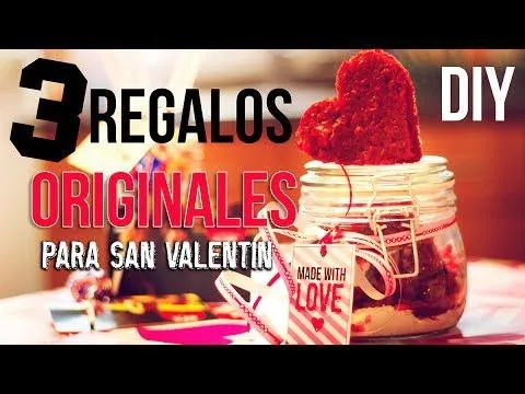 DIY 3 REGALOS ORIGINALES Y FACILES PARA SAN VALENTIN - YouTube DIY 3 REGALOS ORIGINALES Y FACILES PARA SAN VALENTIN - YouTube