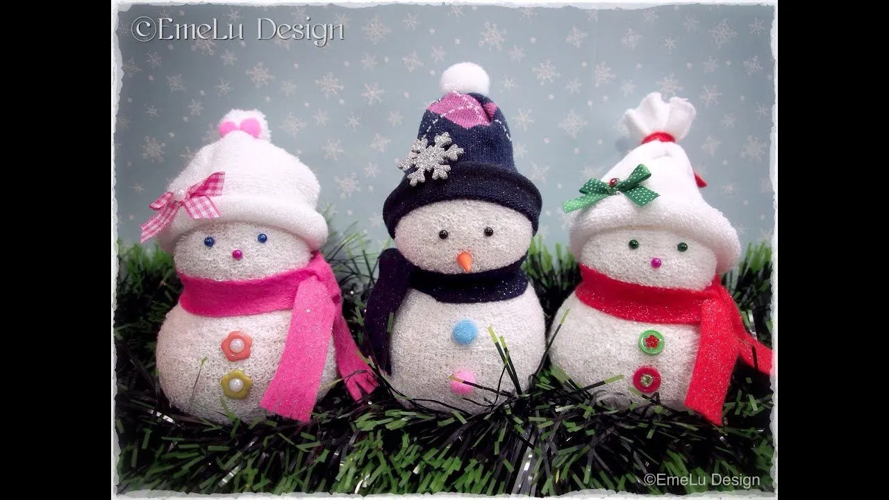 DIY Snowman / Muñeco de nieve - YouTube