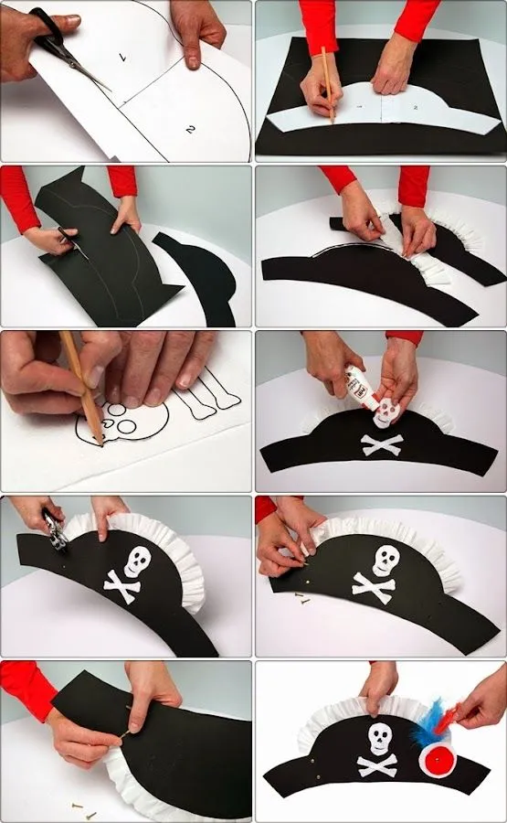 DIY · Sombrero Pirata para Carnavales | Manualidades DIY · Sombrero Pirata para Carnavales | Manualidades