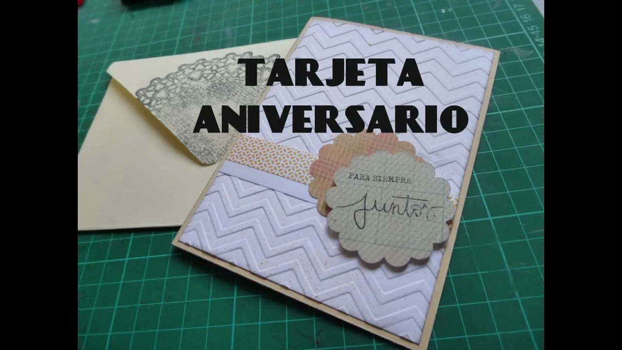 DIY Tarjeta Aniversario - YouTube