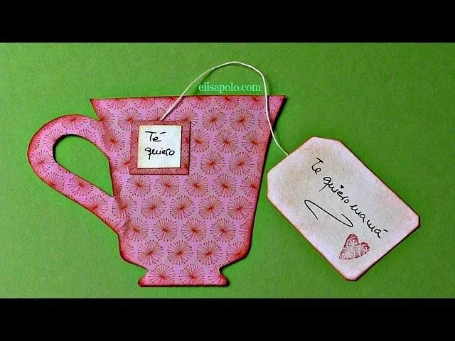 DIY, Cómo Hacer una Tarjeta para el Día de la Madre, Tarjeta Taza ...