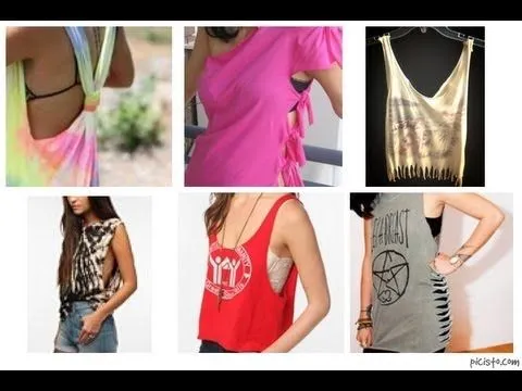 DIY - Transforma tus blusas - YouTube