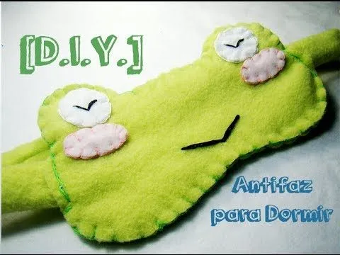 DIY] Tutorial - Antifaz para dormir - YouTube