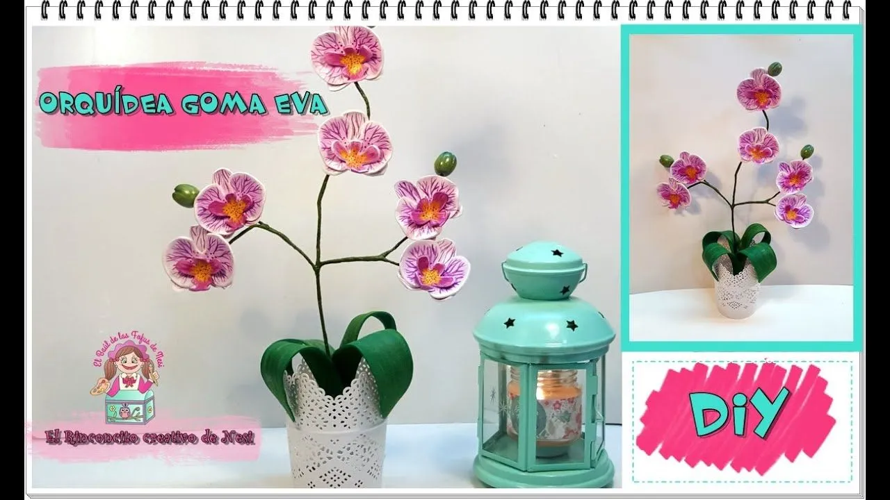 DIY TUTORIAL ORQUÍDEA FOAMY O GOMA EVA - YouTube DIY TUTORIAL ORQUÍDEA FOAMY O GOMA EVA - YouTube