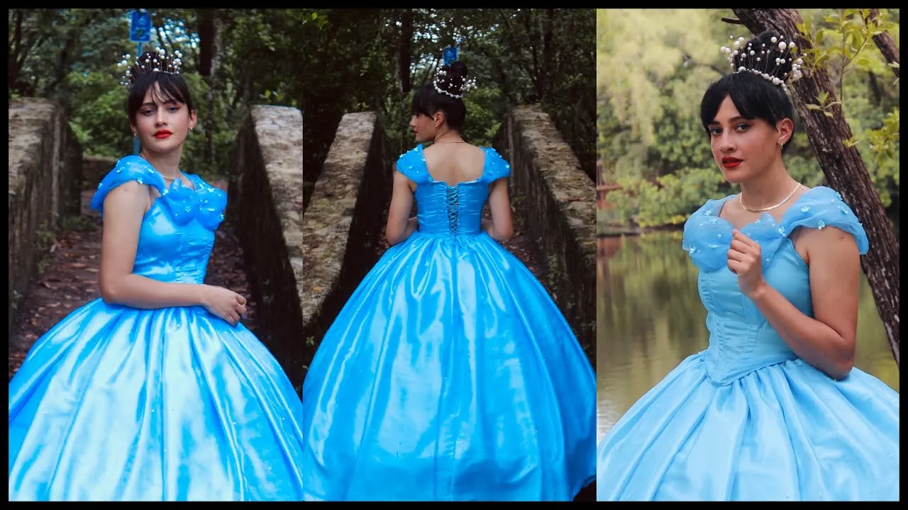 DIY Vestido De Cenicienta Live Action. - YouTube DIY Vestido De Cenicienta Live Action. - YouTube