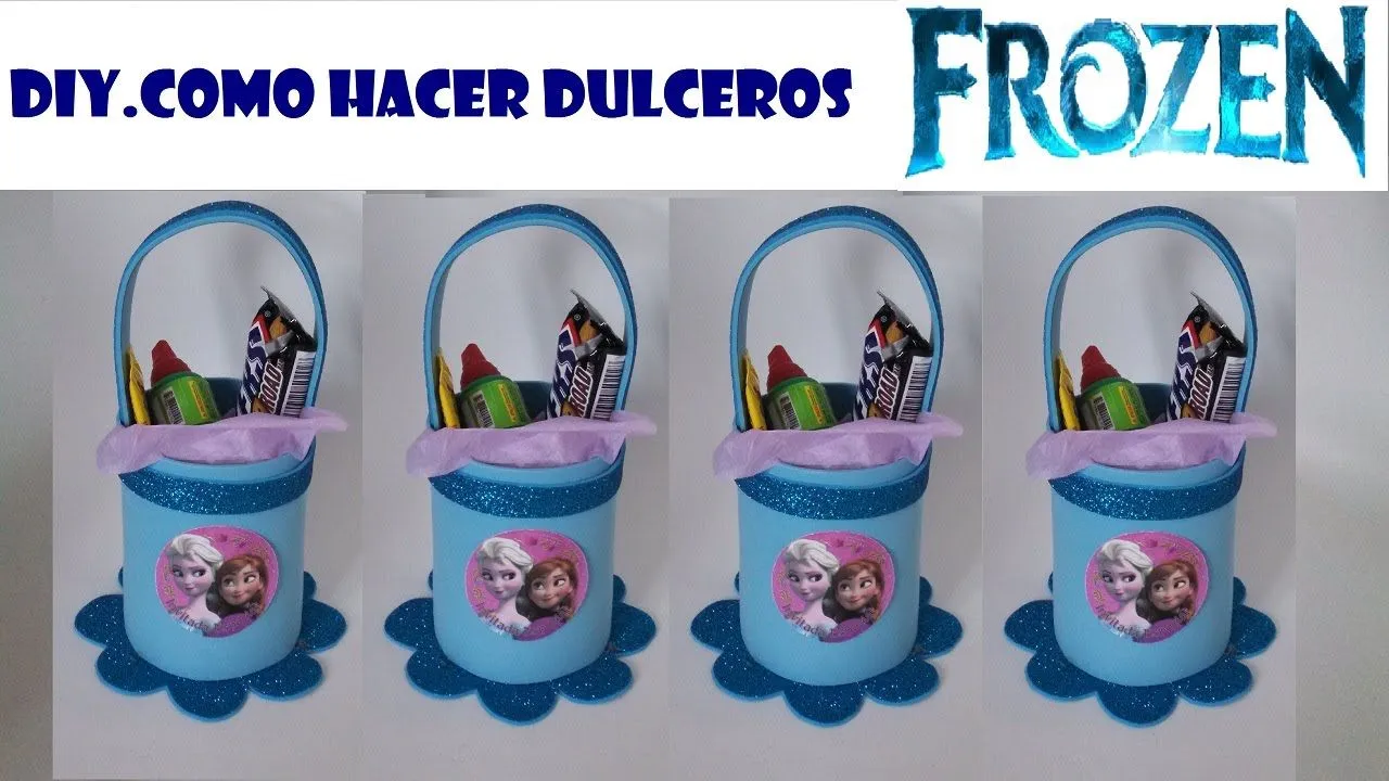 DIY.COMO HACER DULCERO DE FOAMI FROZEN - YouTube DIY.COMO HACER DULCERO DE FOAMI FROZEN - YouTube