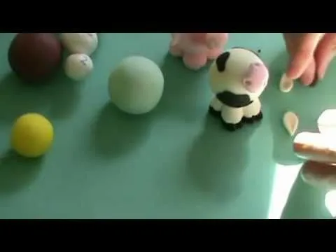 DIY♥Elefante , vaca con Porcelana fría 2 - YouTube DIY♥Elefante , vaca con Porcelana fría 2 - YouTube