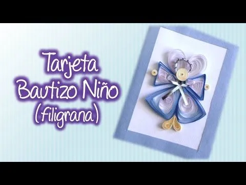 DIY,HUM) Invitación de Bautizo o Primera Comunión para Niño - YouTube DIY,HUM) Invitación de Bautizo o Primera Comunión para Niño - YouTube