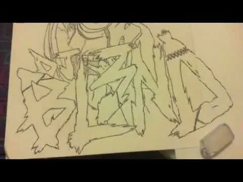 Dj Bl3nd Drawing with his "Fuck It" track - YouTube