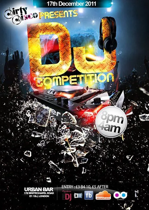 DJ Competition Poster by Armidas on DeviantArt