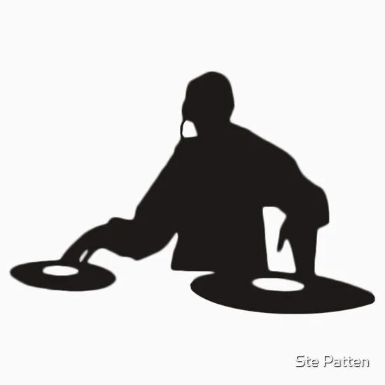 DJ silhouette design DJ with headphones" Kids Clothes by its-mr ... DJ silhouette design DJ with headphones" Kids Clothes by its-mr ...
