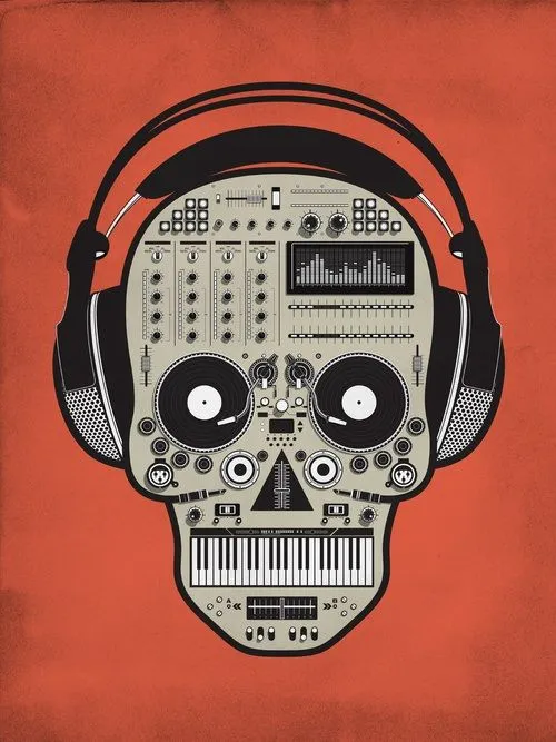 DJ Skull by Tony Bamber | -::[robot:mafia]::- .ılılı. die kunst ...
