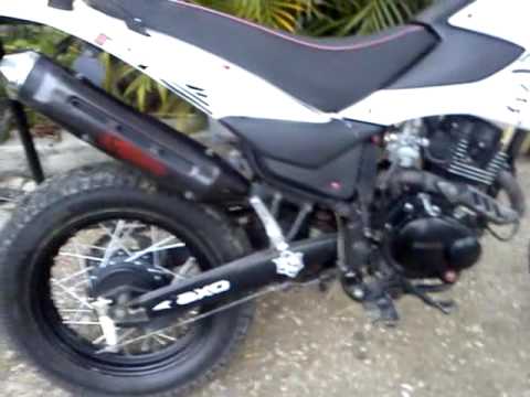 Dm150 rockstar energy fox supermoto - YouTube