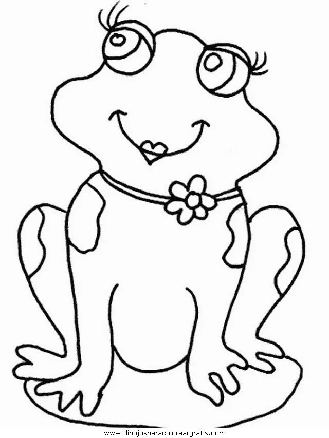 ranas animadas Colouring Pages
