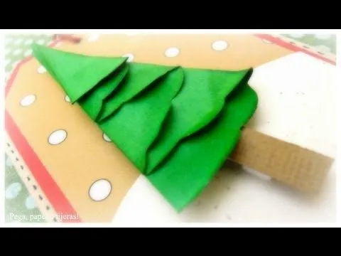 DN1: Cómo hacer un Abeto de Papel. Tutorial árbol de Navidad y ...