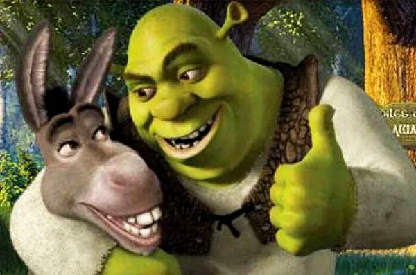 Sherk y burro - Imagui