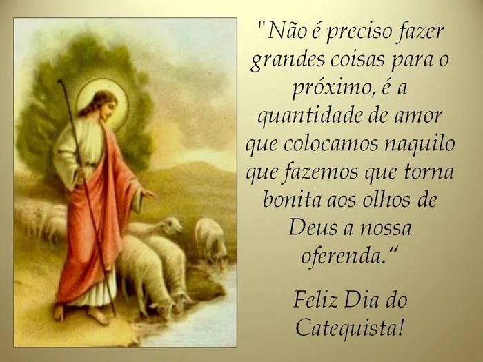 Dia do Catequista Imagem 1 | Dia do catequista, Oração do catequista, Catequista Dia do Catequista Imagem 1 | Dia do catequista, Oração do catequista, Catequista