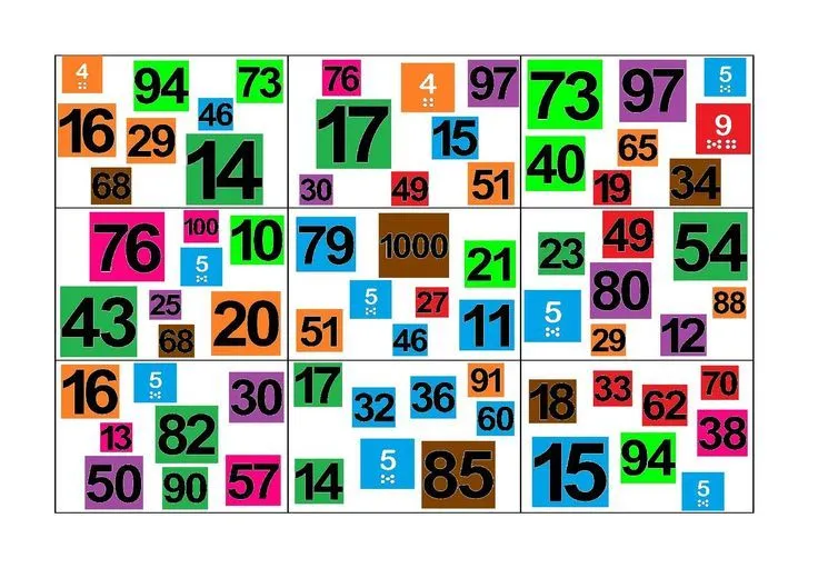 Dobble con números de 1 a 100 Naipes 28-36 Ficha para imprimir ... Dobble con números de 1 a 100 Naipes 28-36 Ficha para imprimir ...