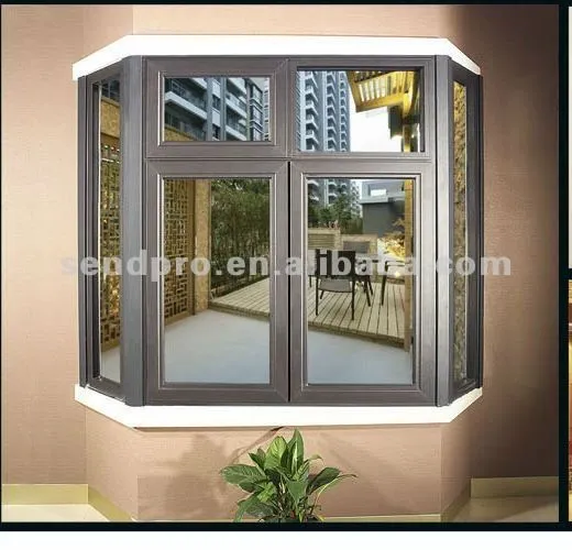 Doble mecánica toughed de aluminio mirador, De aluminio de ventana ... Doble mecánica toughed de aluminio mirador, De aluminio de ventana ...
