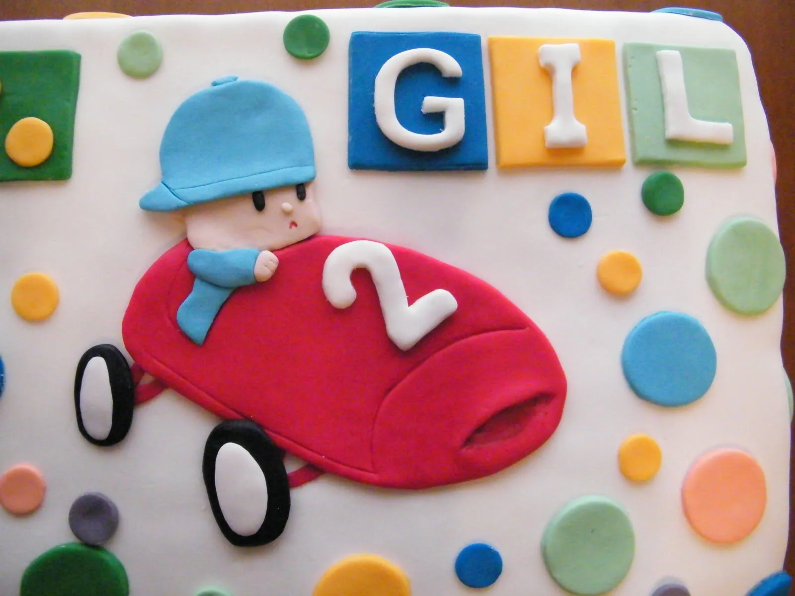 Doce Paula: Bolo Pocoyo - Parabéns Gil