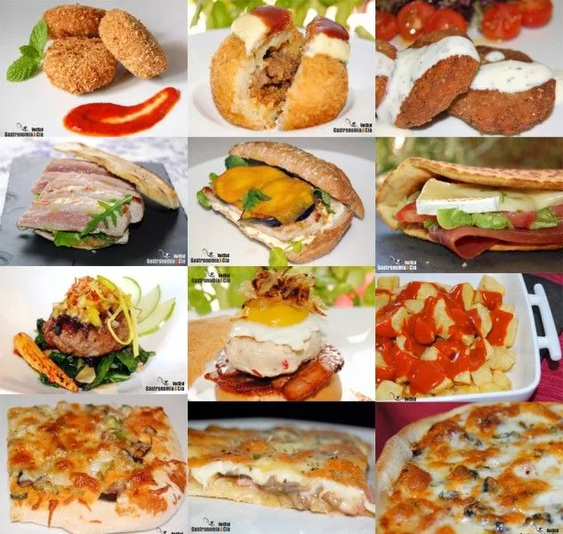 Doce recetas de comida rápida casera