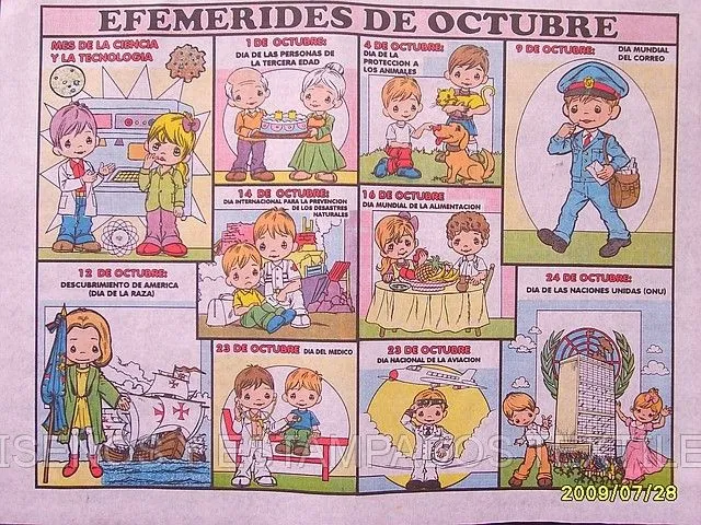 Docenteszona24: Dibujos para colorear Octubre