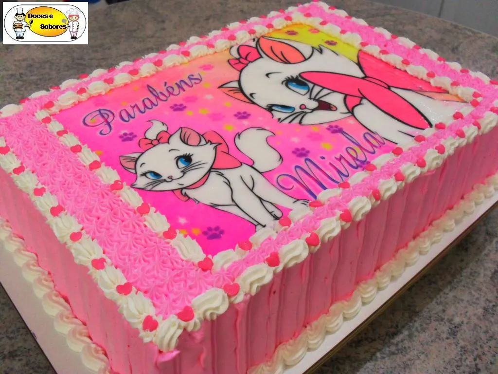 Doces e Sabores: Bolo Gata Marie