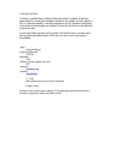 Documento Como hacer bolsos de tela - grupos.