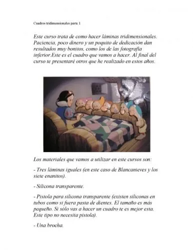 Documento Cuadros tridimensionales parte 1 - grupos. Documento Cuadros tridimensionales parte 1 - grupos.