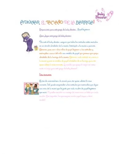 Documento Juegos baby shower - grupos.