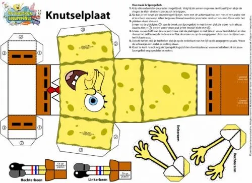 Documento modelo para armar de bob esponja - grupos.emagister.com Documento modelo para armar de bob esponja - grupos.emagister.com