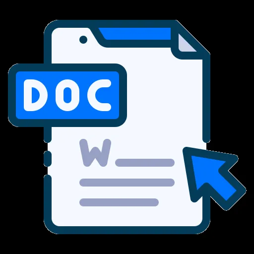 Documento de word - Iconos gratis de educación Documento de word - Iconos gratis de educación