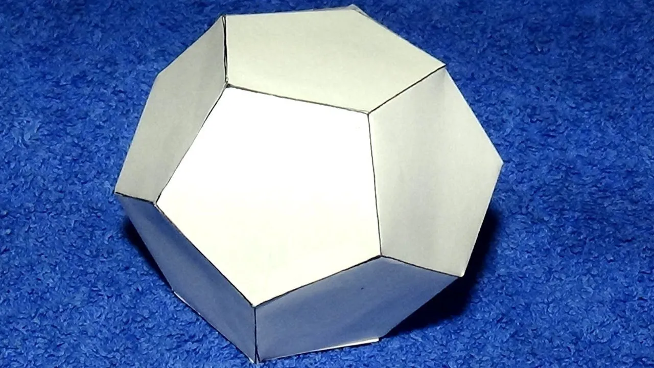 Como hacer un dodecaedro de papel muy fácil, dodecaedro modular origami - YouTube Como hacer un dodecaedro de papel muy fácil, dodecaedro modular origami - YouTube