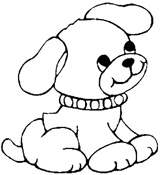 Imagenes de dog para colorear - Imagui