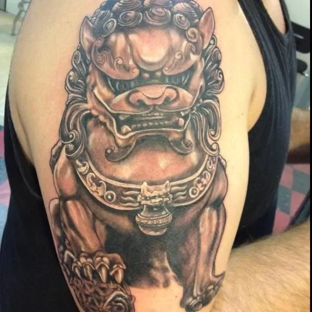 dog fu | Perro Fu tattoo | Pinterest
