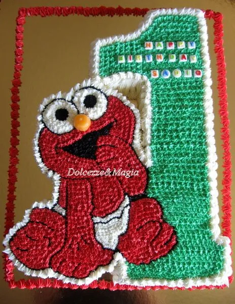 Dolcezze e Magia: Baby Elmo Cake