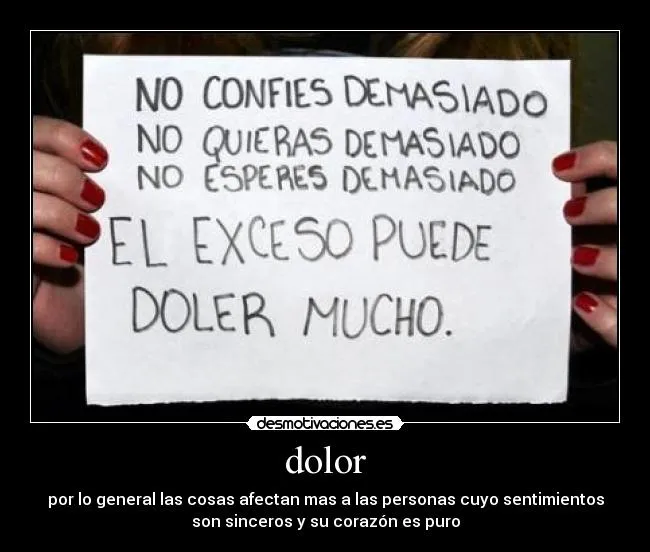 dolor | Desmotivaciones