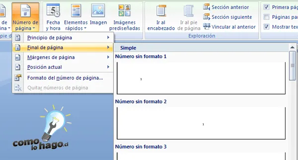 Cómo Lo Hago | Cómo dominar la numeración de páginas en Word Cómo Lo Hago | Cómo dominar la numeración de páginas en Word