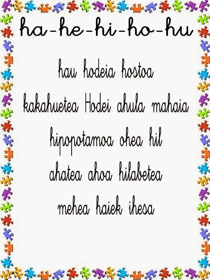 Dominicas Haur Hezkuntza: PALABRAS PARA LEER CON LA LETRA "H" Dominicas Haur Hezkuntza: PALABRAS PARA LEER CON LA LETRA "H"