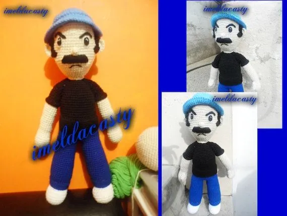 Don ramon El Del Chavo Del Ocho Amigurumi by CREATIONSOFCASTY
